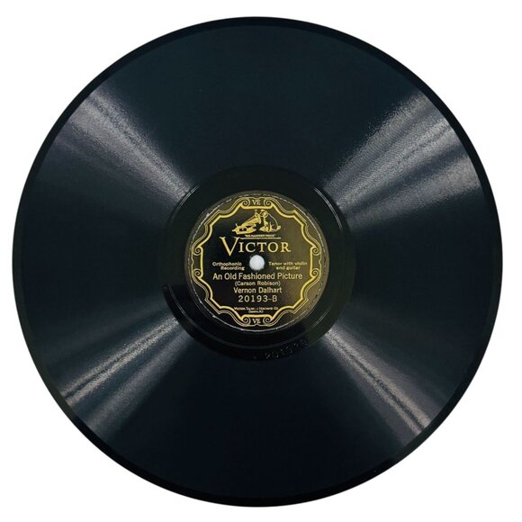 Vernon Dalhart Theres A New Star In Heaven Tonight 10in Shellac 78 Victor 20193 - Picture 3 of 4